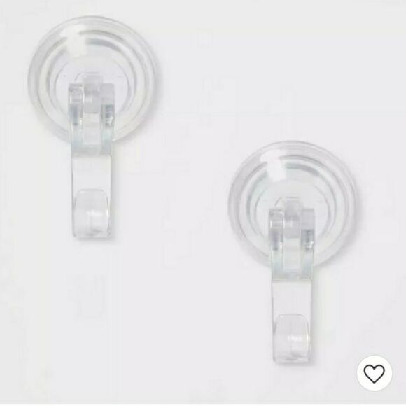 NWT-2 packs clear suction hooks - Picture 1 of 4